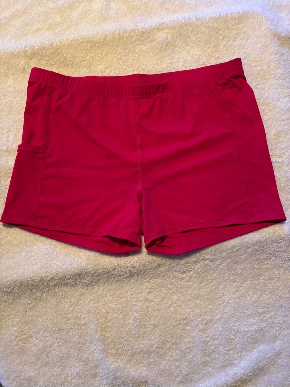 Lilly Pulitzer Luxletic Hot Pink Athletic Shorts with Side Pocket